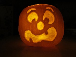 My first carved pumpkin in 20 years!