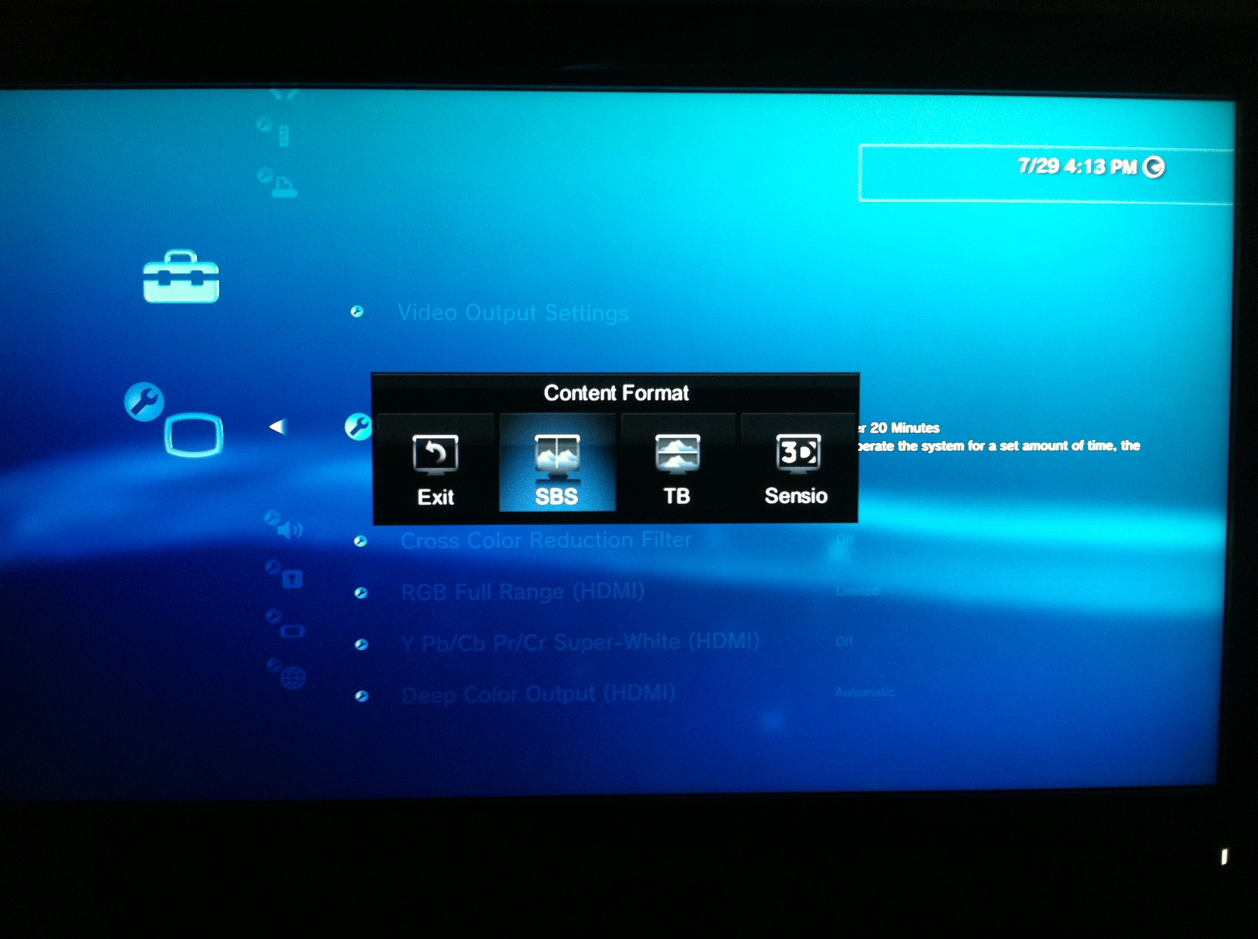 sony ps3 3d tv